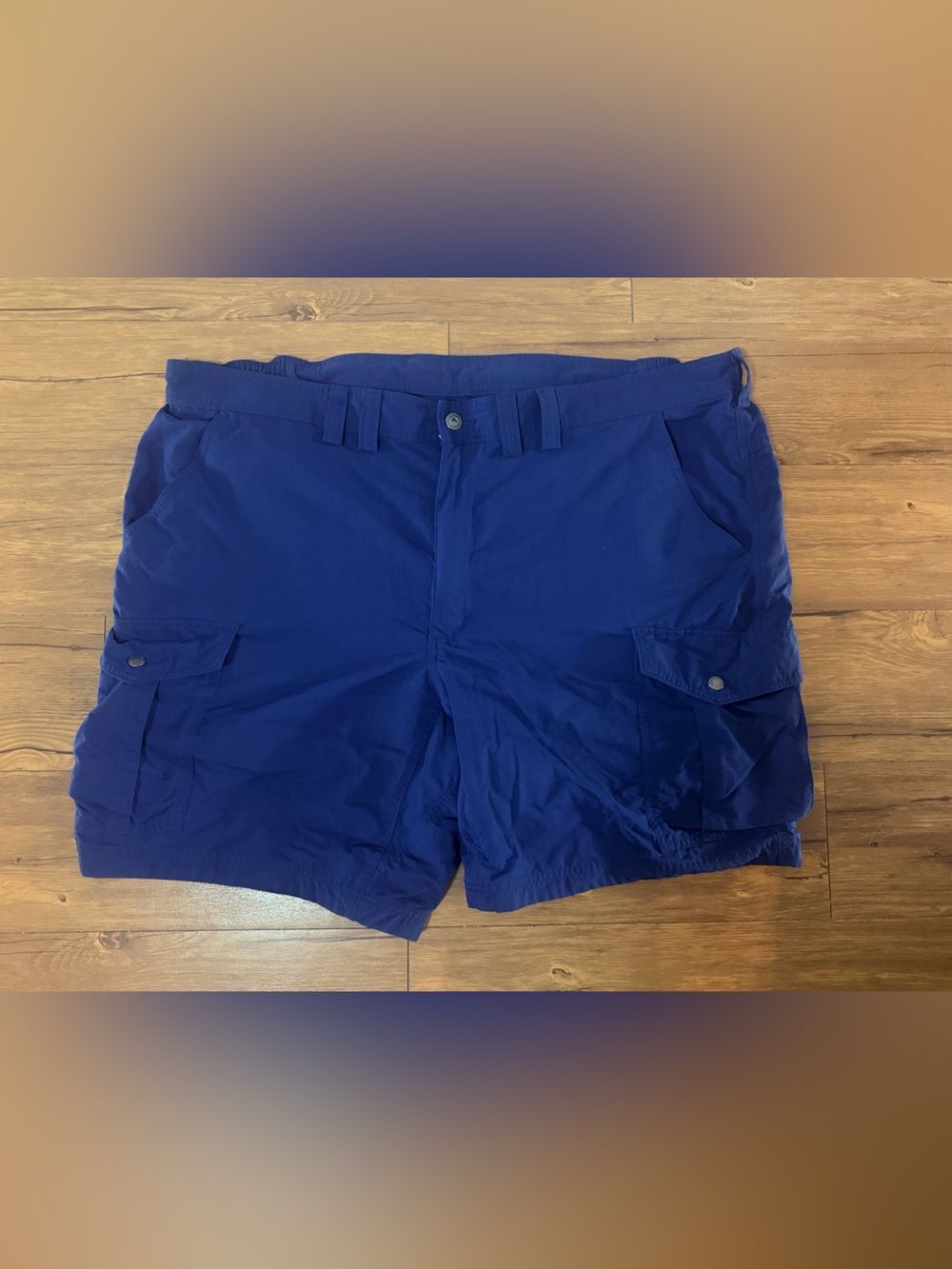 Duluth Trading Co Mens Armachillo Cooling Relaxed Fit 9" Cargo Shorts Size 46